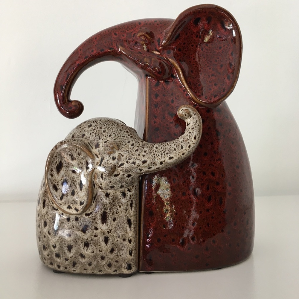 Elephant Bookends